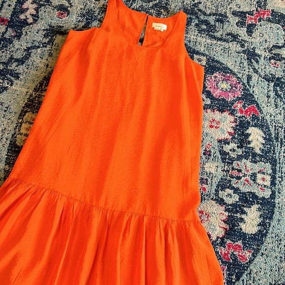Anthropologie Orange Maxi Dress - Picture 2 of 9